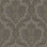 Galerie 35949 Ornamenta Floral Damask Grey Wallpaper 35949 Grey Wallpaper