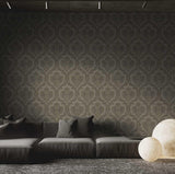 Galerie 35949 Ornamenta Floral Damask Grey Wallpaper 35949 Grey Wallpaper