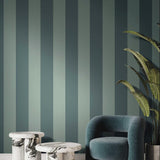 Galerie 35965 Ornamenta Wide Stripe Green Wallpaper 35965 Green Wallpaper