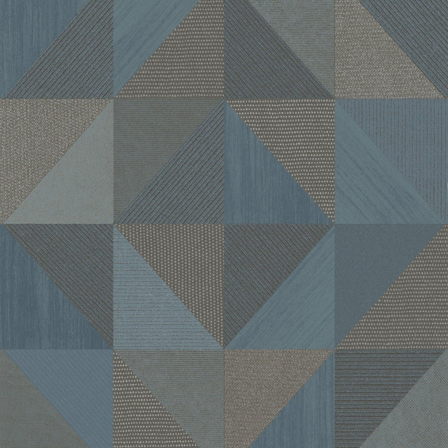 Galerie IT32417 Italian Textures 4 Geometric Blue Wallpaper IT32417 Blue Wallpaper