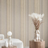 Galerie IT32453 Italian Textures 4 Stripe Beige Wallpaper IT32453 Beige Wallpaper