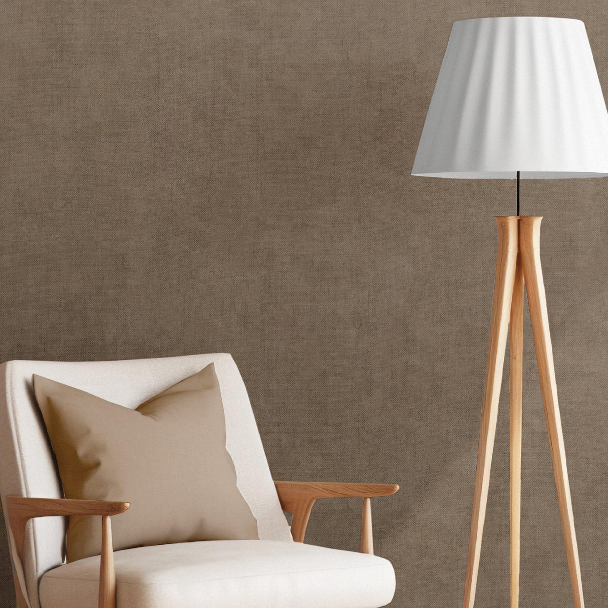 Galerie IT32478 Italian Textures 4 Plain Texture Brown Wallpaper IT32478 Brown Wallpaper