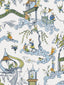 Scalamandre Ping - Wallcovering Cream Sky Wallpaper