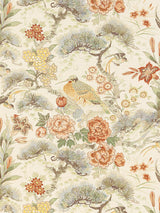 Scalamandre Shenyang Sisal Rouge Periwinkle Wallpaper