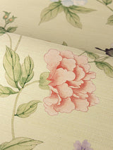 Scalamandre Luoyang Garden Sisal Mint Garden Wallpaper