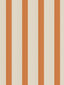 Scalamandre Tessara Stripe - Wallcovering Terracotta Wallpaper