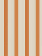 Scalamandre Tessara Stripe - Wallcovering Terracotta Wallpaper
