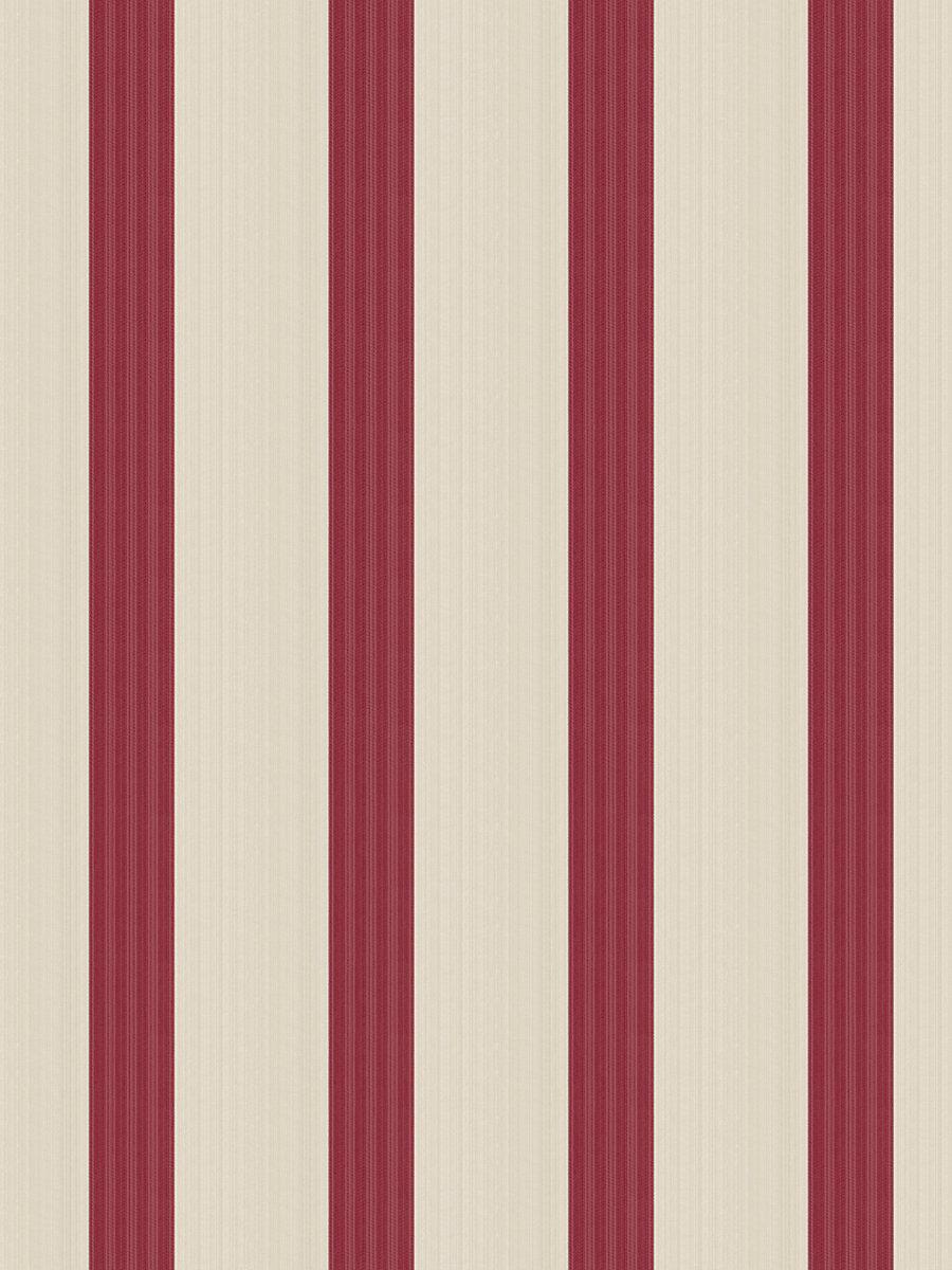 Scalamandre Tessara Stripe - Wallcovering Rouge Wallpaper