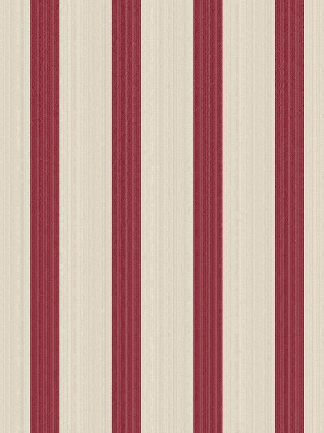Scalamandre Tessara Stripe - Wallcovering Rouge Wallpaper