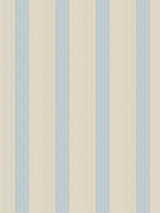 Scalamandre Tessara Stripe - Wallcovering Aquamarine Wallpaper
