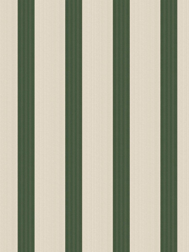 Scalamandre Tessara Stripe - Wallcovering Forest Wallpaper