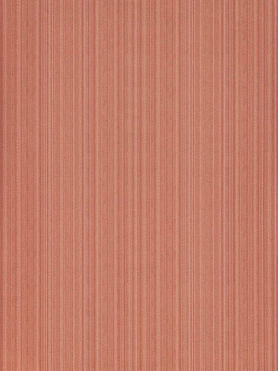 Scalamandre Vallete Strie Wallcovering Terracotta Wallpaper