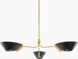 Surya Valenne VLNE-004 43"L x 43"W x 9"H Ceiling Lighting