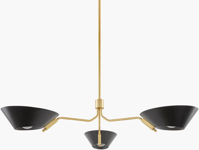 Surya Valenne VLNE-004 43"L x 43"W x 9"H Ceiling Lighting