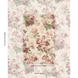 Schumacher Nancy Floral Bordeaux Fabric