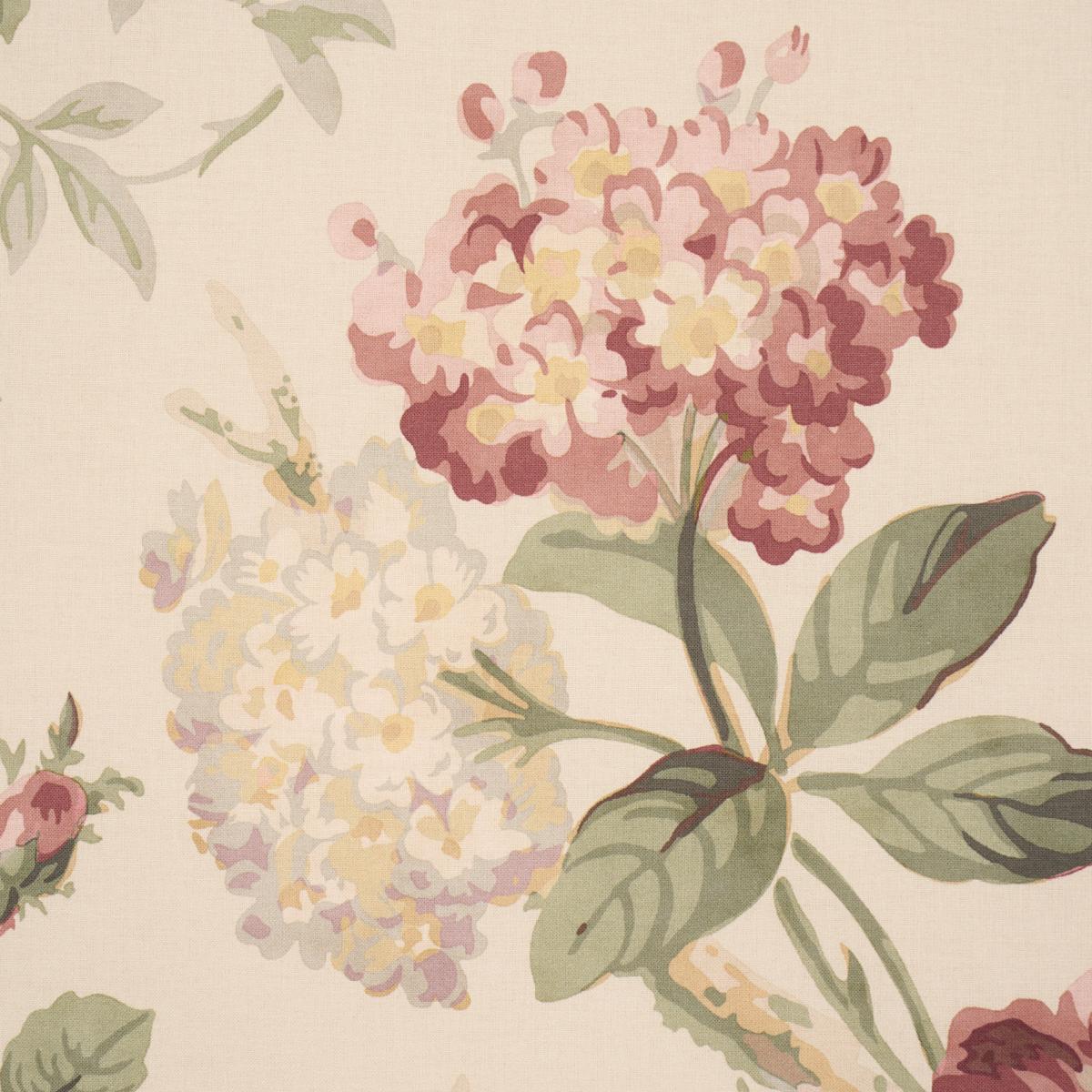 Schumacher Nancy Floral Bordeaux Fabric