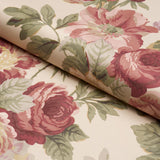 Schumacher Nancy Floral Bordeaux Fabric
