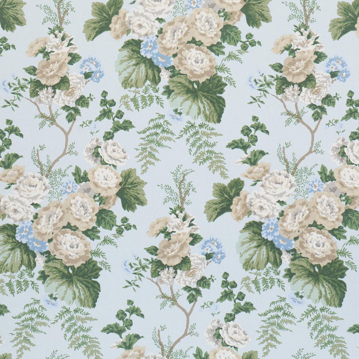 Schumacher Wycombe Park Sky Fabric