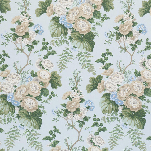 Schumacher Wycombe Park Sky Fabric