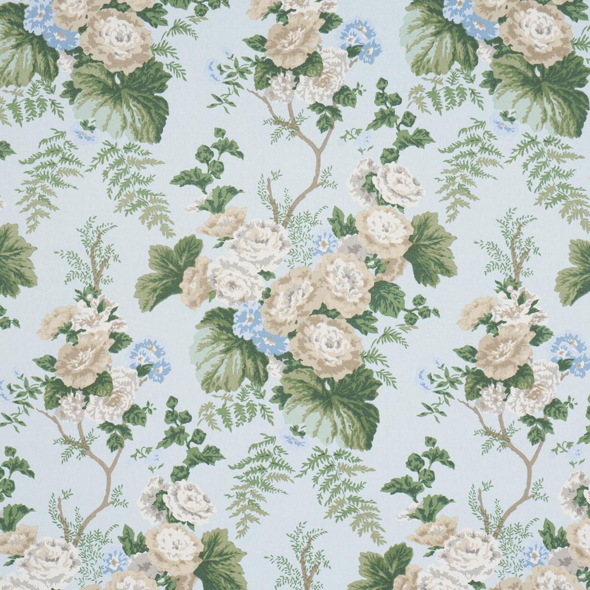 Schumacher Wycombe Park Sky Fabric