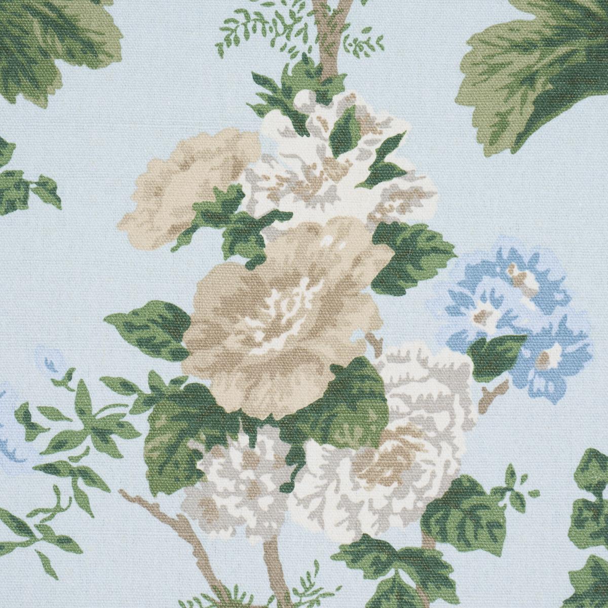 Schumacher Wycombe Park Sky Fabric