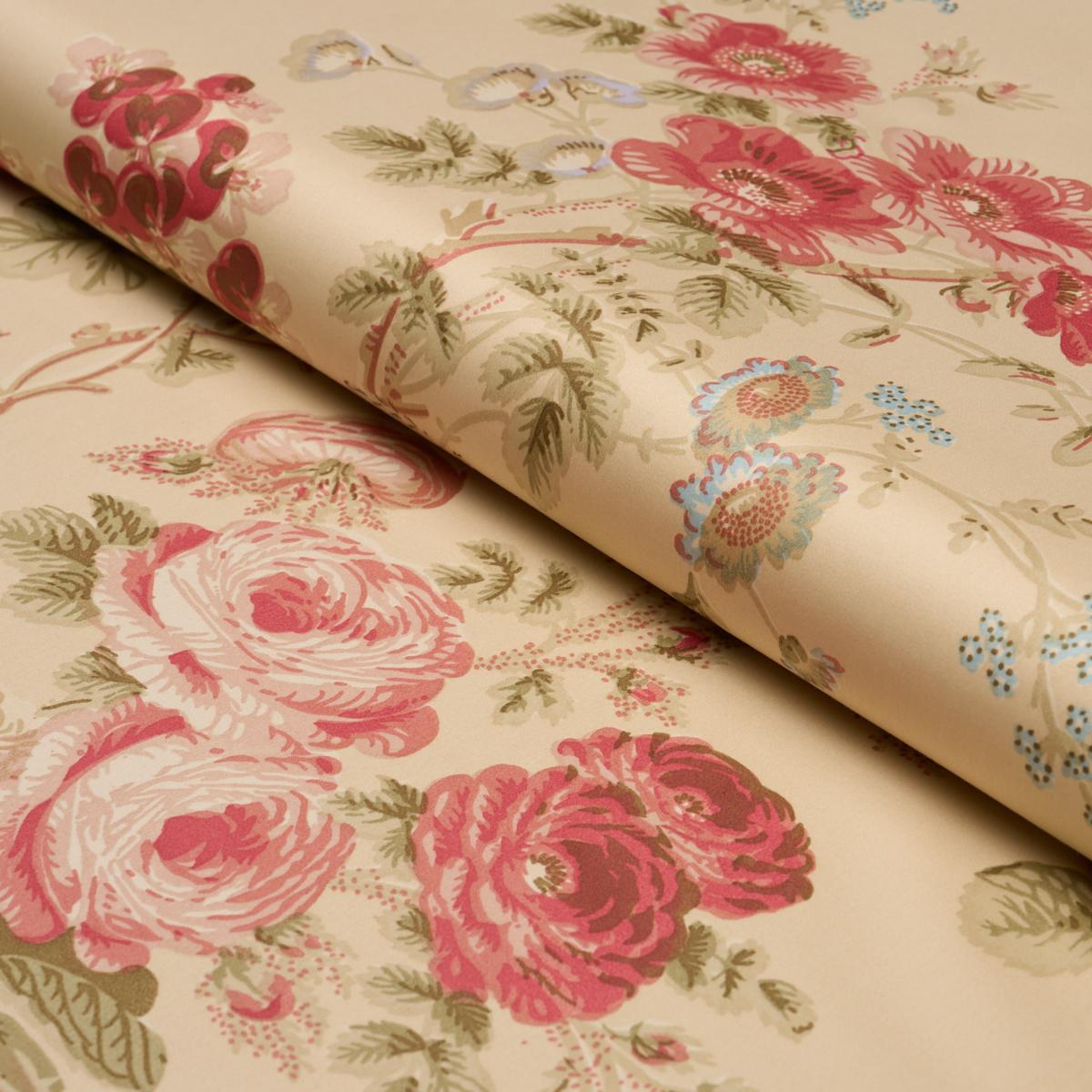 Schumacher Salisbury Chintz Butter Fabric