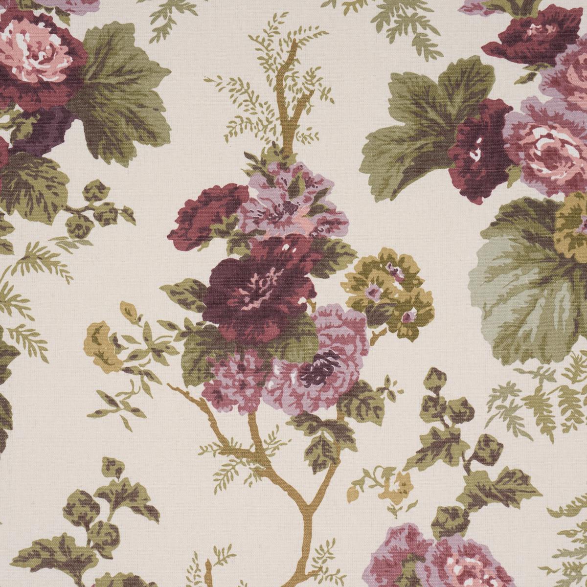 Schumacher Wycombe Park Aubergine Fabric