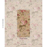 Schumacher Salisbury Chintz Tobacco Fabric