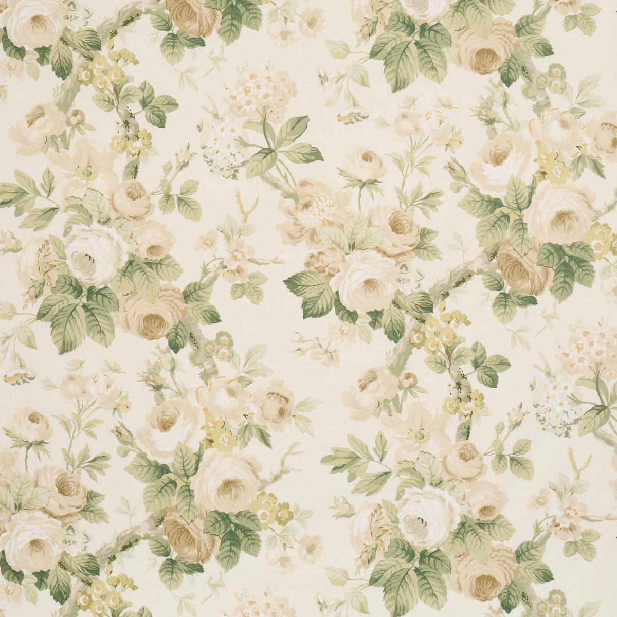 Schumacher Nancy Floral Ivory Fabric