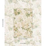 Schumacher Nancy Floral Ivory Fabric