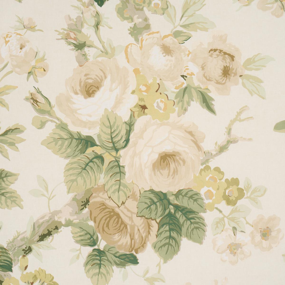 Schumacher Nancy Floral Ivory Fabric