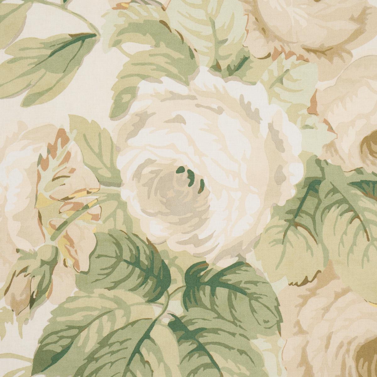 Schumacher Nancy Floral Ivory Fabric