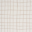 Schumacher Painterly Windowpane Neutral Fabric