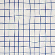 Schumacher Painterly Windowpane Navy Fabric