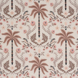 Schumacher Island Palm Indoor/Outdoor Peach & Brown Fabric