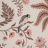 Schumacher Island Palm Indoor/Outdoor Peach & Brown Fabric
