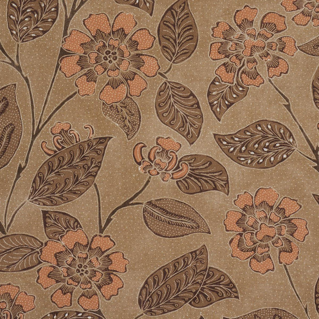 Schumacher Kava Cay Indoor/Outdoor Brown Fabric