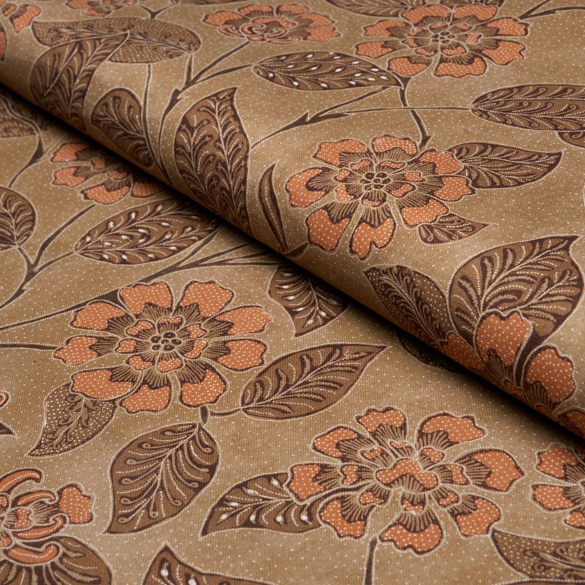 Schumacher Kava Cay Indoor/Outdoor Brown Fabric