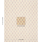 Schumacher Anessa Hand-Screen Print Yellow Fabric