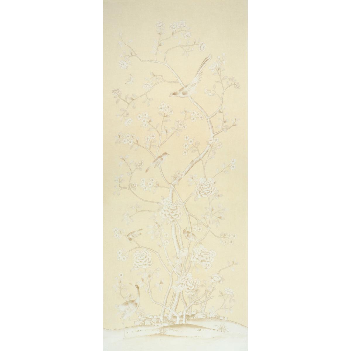 Schumacher Chinois Palais Butter Fabric