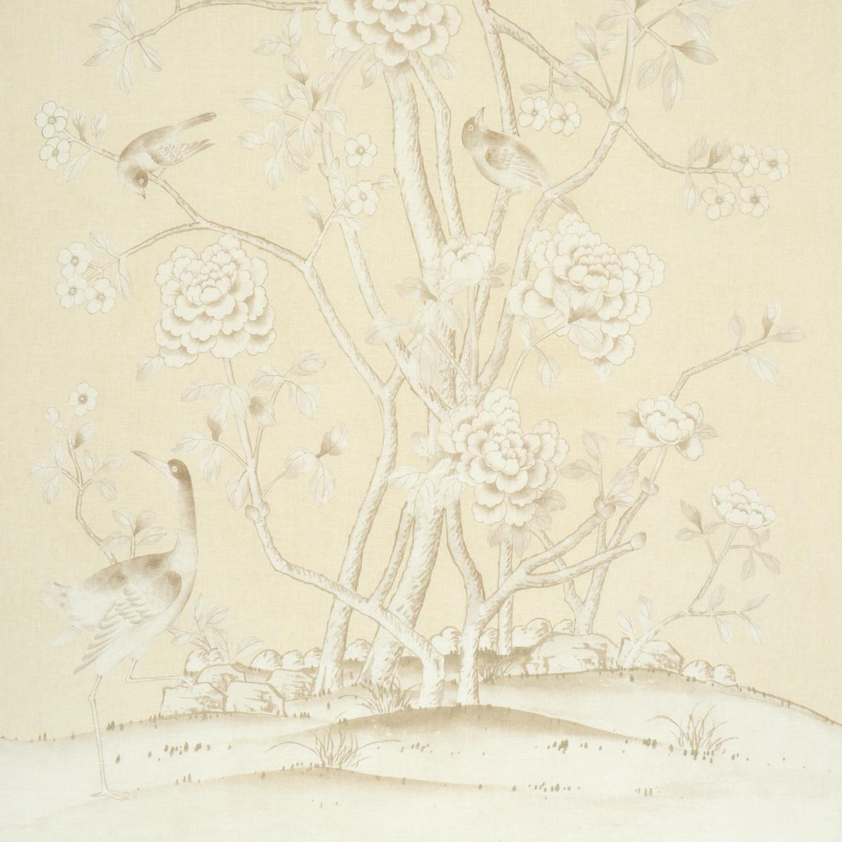 Schumacher Chinois Palais Butter Fabric