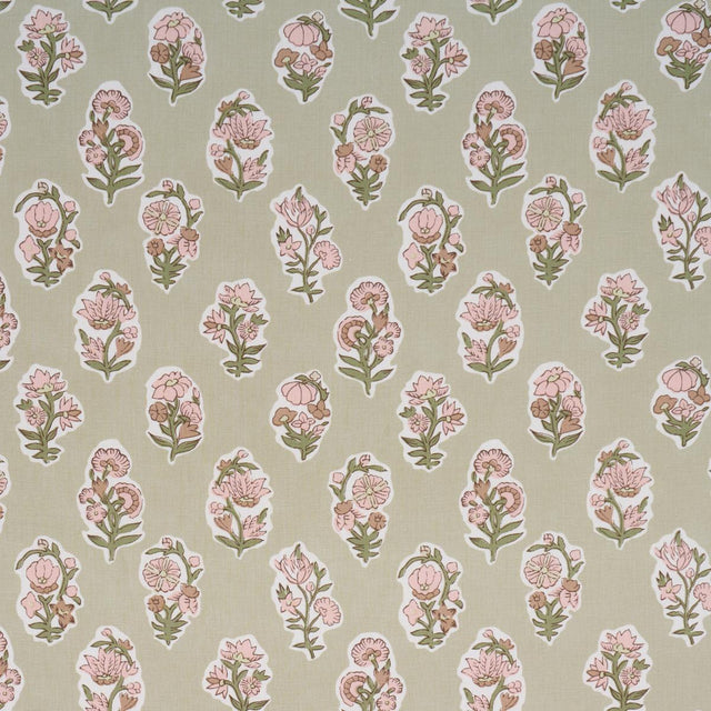 Schumacher Anessa Hand-Screen Print Petal Fabric