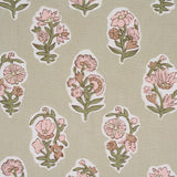 Schumacher Anessa Hand-Screen Print Petal Fabric