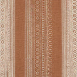 Schumacher Calista Block Print Spice Fabric