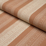 Schumacher Calista Block Print Spice Fabric