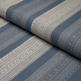 Schumacher Calista Block Print Indigo Fabric