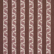 Schumacher Priya Warp Print Bordeaux Fabric
