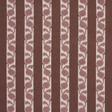 Schumacher Priya Warp Print Bordeaux Fabric