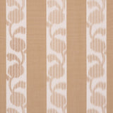 Schumacher Priya Warp Print Sand Fabric