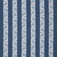 Schumacher Priya Warp Print Indigo Fabric
